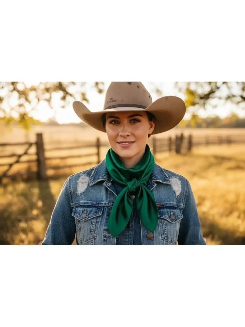 Wild Rag Scarf Green 35x35